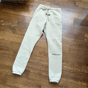 Essentials Ssense Exclusive Beige Fleece Lounge Pants
